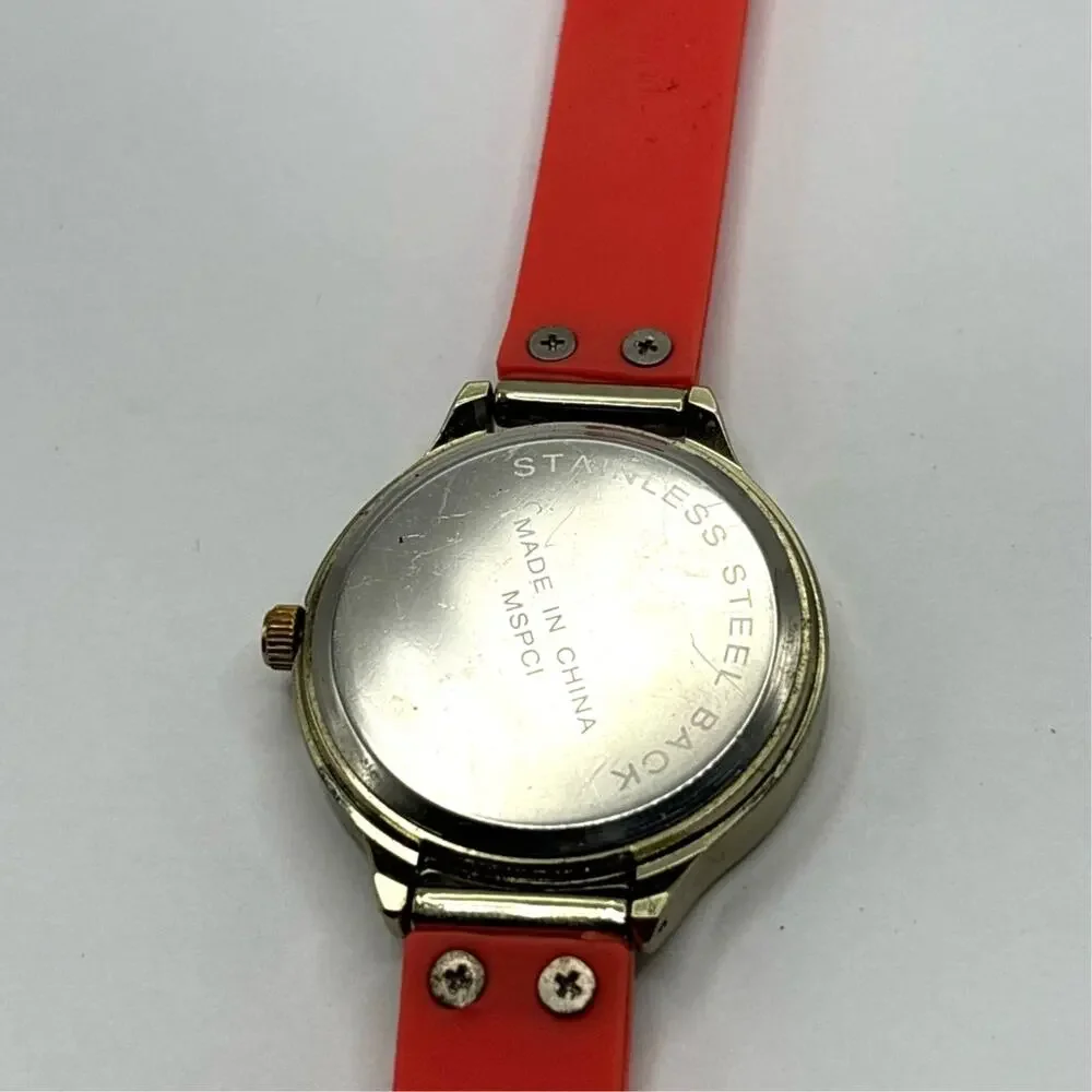 Orange & Gold Watch